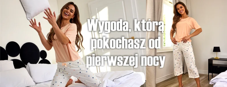 baner dwie piękne piżamy idealny prezent na dzień kobiet 