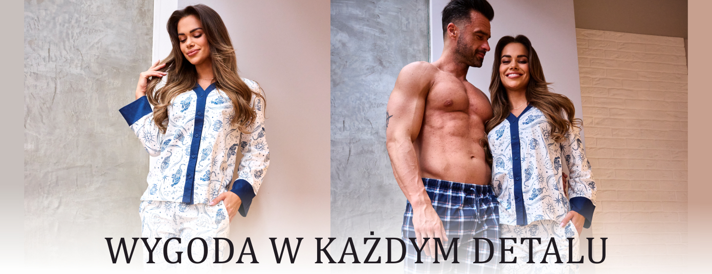 zestawy rodzinne piżamy dla całej rodziny 