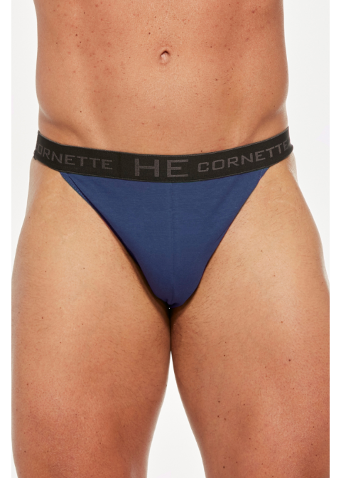 tanga męskie jeans obcisłe z szeroką gumą 